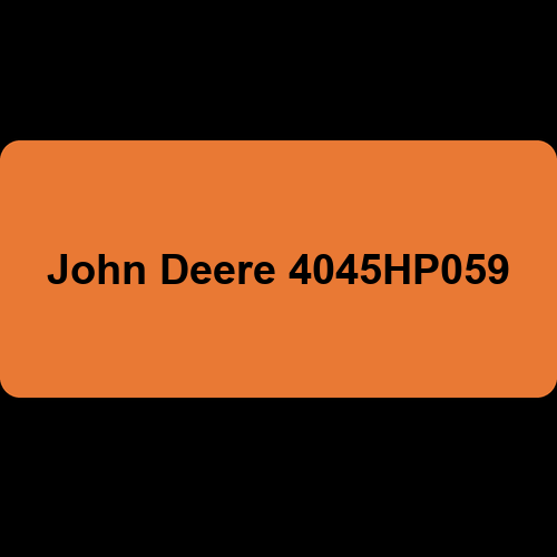 John Deere 4045HP059